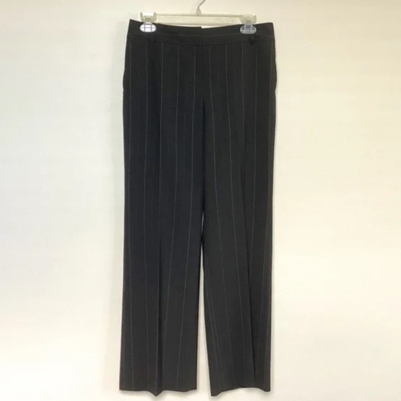 LOFT Pinstripe "Laura" Wide Leg Pants - 6P - Picture 6 of 6
